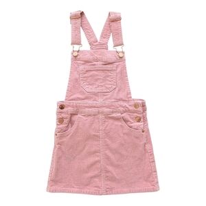 NWOT Art Class Girls' Pink Corduroy Overall Dress Adjustable Strap Size S 6/6X